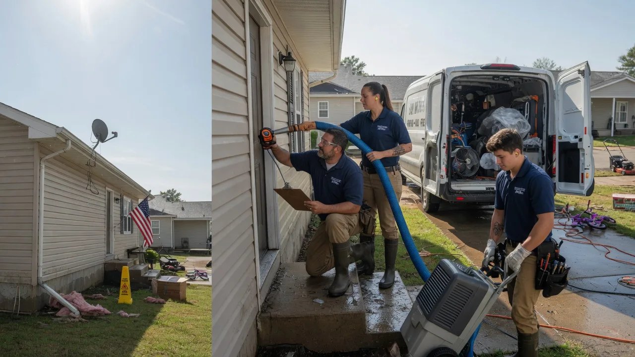 Ceiling Water Damage Restoration in Louisiana near me